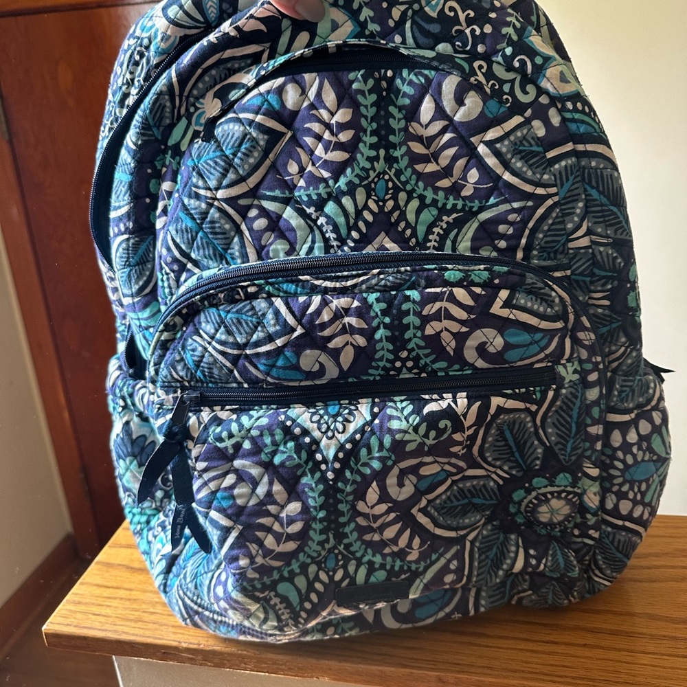 Vera Bradley Blue Patterned Backpack